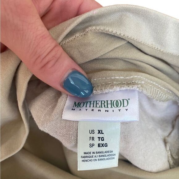 Motherhood Maternity Linen Pants Size XL - Picture 4 of 4